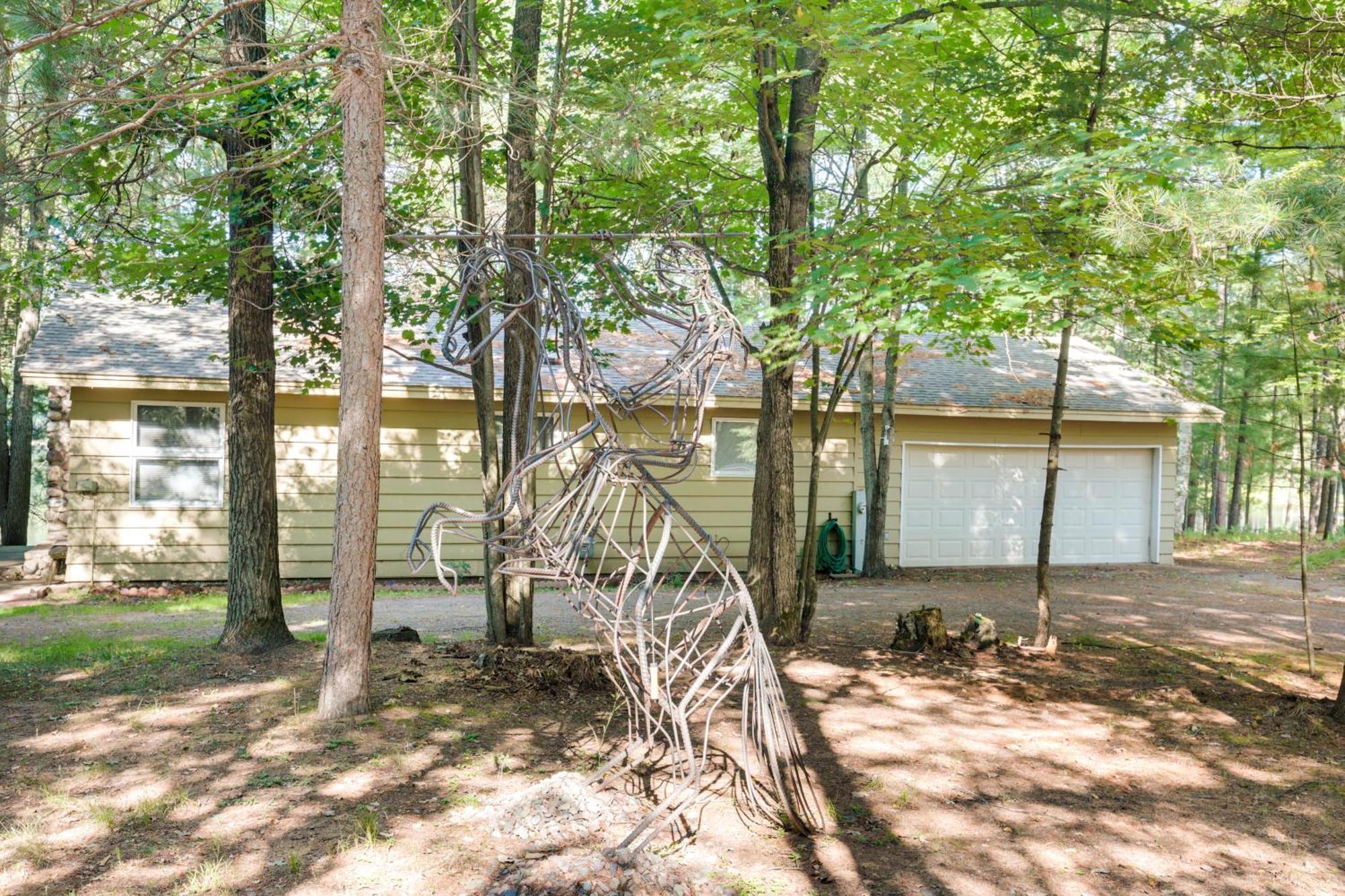 Serene Woodruff Cottage Lakefront Access! Exterior foto